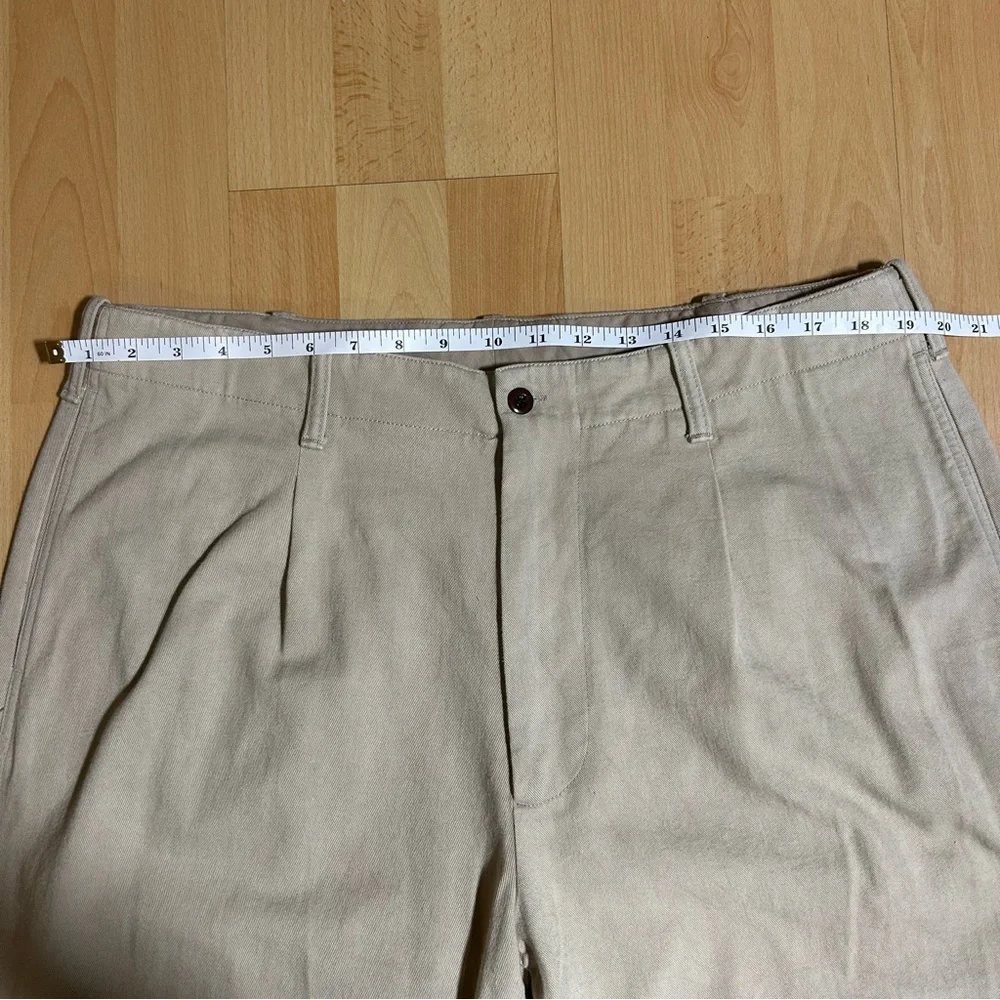 AYR The Pal Wide Leg Trouser in Beige Tan‎ 36x30